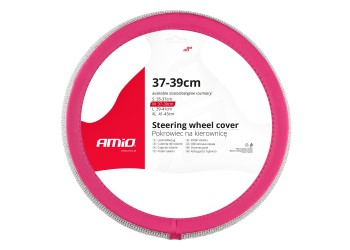 Amio - ΚΑΛΥΜΜΑ ΤΙΜΟΝΙΟΥ SWC-36 M 37-39cm ΣΕ ΡΟΖ / ΦΟΥΞΙΑ ΧΡΩΜΑ ΜΕ ΠΕΡΙΜΕΤΡΙΚΑ STRASS - 1 ΤΕΜ. (02809/AM)