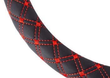 Amio - ΚΑΛΥΜΜΑ ΤΙΜΟΝΙΟΥ 37/39CM SWC-40-M ΜΑΥΡΟ/ΚΟΚΚΙΝΟ ΚΑΠΙΤΟΝΕ​ - 1 ΤΕΜ. (02813/AM)