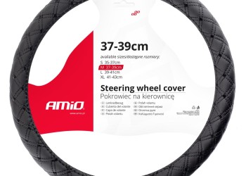 Amio - ΚΑΛΥΜΜΑ ΤΙΜΟΝΙΟΥ 37/39CM SWC-41-M ΜΑΥΡΟ ΚΑΠΙΤΟΝΕ - 1 ΤΕΜ. (02814/AM)