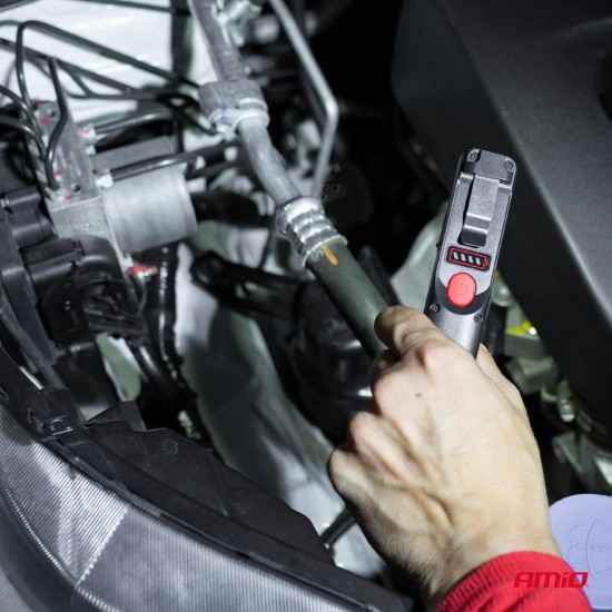 Amio - ΦΑΚΟΣ ΕΡΓΑΣΙΑΣ ΧΕΙΡΟΣ ΜΕ ΓΑΝΤΖΟ/ΜΑΓΝΗΤΗ MICRO USB COB+XPE LED 1200mAh 22x28x164mm - 1 τεμ. (02817/AM)