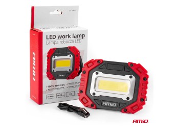 Amio - ΦΑΚΟΣ ΕΡΓΑΣΙΑΣ ΜΕ ΕΠΙΤΡΑΠΕΖΙΑ ΒΑΣΗ ΣΤΗΡΙΞΗΣ WT14 12w COB LED 2200mAh MICRO USB 145x103x40mm - 1 τεμ. (02824/AM)