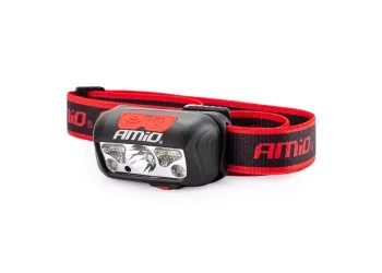 Amio - ΦΑΚΟΣ ΚΕΦΑΛΗΣ ΕΡΓΑΣΙΑΣ LH03 1200mAh MICRO USB XPE+2LED+2SMD 180FLUX 8x7x7cm - 1 τεμ. (02825/AM)