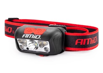 Amio - ΦΑΚΟΣ ΚΕΦΑΛΗΣ ΕΡΓΑΣΙΑΣ LH03 1200mAh MICRO USB XPE+2LED+2SMD 180FLUX 8x7x7cm - 1 τεμ. (02825/AM)