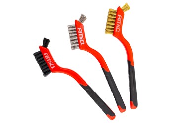 Amio - ΣΥΡΜΑΤΟΒΟΥΡΤΣΕΣ ΣΕΤ 3ΤΕΜ 180mm (02827/AM)