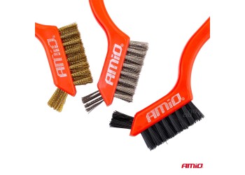 Amio - ΣΥΡΜΑΤΟΒΟΥΡΤΣΕΣ ΣΕΤ 3ΤΕΜ 180mm (02827/AM)