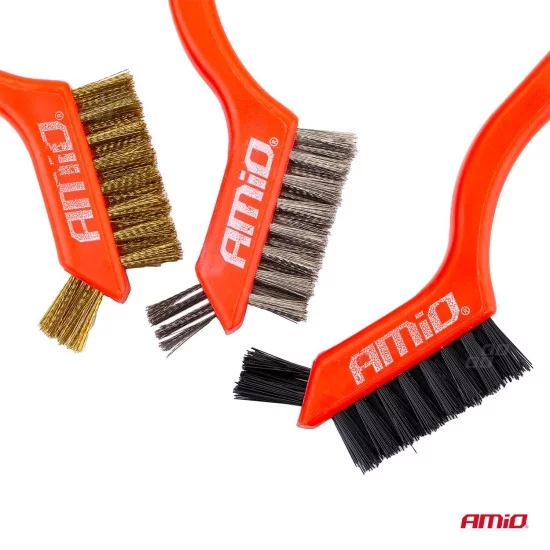 Amio - ΣΥΡΜΑΤΟΒΟΥΡΤΣΕΣ ΣΕΤ 3ΤΕΜ 180mm (02827/AM)