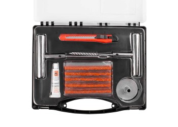 Amio - ΚΙΤ ΕΠΙΣΚΕΥΗΣ ΕΛΑΣΤΙΚΩΝ ΜΕ ΚΟΡΔΟΝΙ 36ΤΕΜ ΣΕ ΚΟΥΤΙ ΜΕΤΑΦΟΡΑΣ - 1 τεμ. (02829/AM)