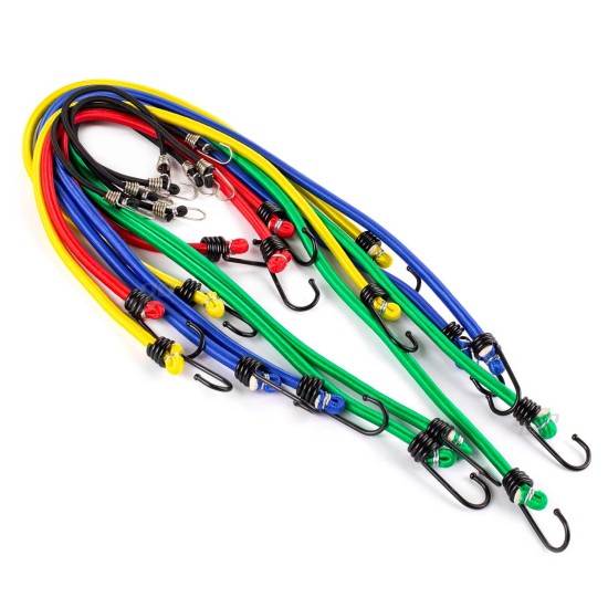 Amio - ΧΤΑΠΟΔΙΑ ΕΛΑΣΤΙΚΑ (4mmΧ25cm 4ΤΕΜ)(8mmX45cm 2ΤΕΜ)(8mmΧ60cm 2ΤΕΜ)(8mmX75cm 2ΤΕΜ)(8mmX90cm 2ΤΕΜ) - 12 ΤΕΜ. (02836/AM)