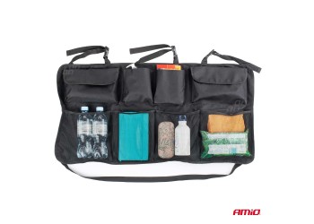 Amio - ΘΗΚΕΣ ΠΛΑΤΗΣ ΚΑΘΙΣΜΑΤΟΣ ORGANIZER - ΘΗΚΗ ΟΡΓΑΝΩΣΗΣ ΦΟΡΤΗΓΟΥ CO-6 ΜΑΥΡΟ ΧΡΩΜΑ 89x46cm - 1 ΤΕΜ. (02838/AM)