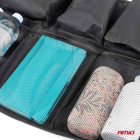 Amio - ΘΗΚΕΣ ΠΛΑΤΗΣ ΚΑΘΙΣΜΑΤΟΣ ORGANIZER - ΘΗΚΗ ΟΡΓΑΝΩΣΗΣ ΦΟΡΤΗΓΟΥ CO-6 ΜΑΥΡΟ ΧΡΩΜΑ 89x46cm - 1 ΤΕΜ. (02838/AM)