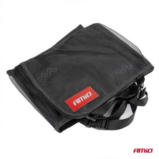 Amio - ΘΗΚΕΣ ΠΛΑΤΗΣ ΚΑΘΙΣΜΑΤΟΣ ORGANIZER - ΘΗΚΗ ΟΡΓΑΝΩΣΗΣ ΦΟΡΤΗΓΟΥ CO-6 ΜΑΥΡΟ ΧΡΩΜΑ 89x46cm - 1 ΤΕΜ. (02838/AM)