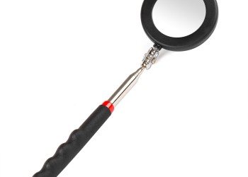 Amio - ΚΑΘΡΕΠΤΗΣ ΧΕΙΡΟΣ ΤΗΛΕΣΚΟΠΙΚΟΣ 50mm 28-87cm 360 ΜΟΙΡΕΣ ΜΕ ΦΩΣ LED - 1 ΤΕΜ. (02840/AM)