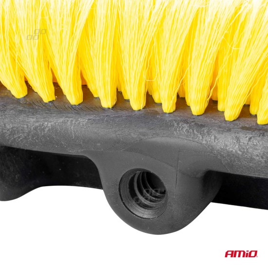 Amio - ΒΟΥΡΤΣΑ ΠΛΥΣΙΜΑΤΟΣ 29cm ΜΕ ΜΑΛΑΚΗ ΤΡΙΧΑ ΓΙΑ ΚΟΝΤΑΡΙ ΜΕ ΣΠΕΙΡΩΜΑ - 1 ΤΕΜ. (02841/AM)