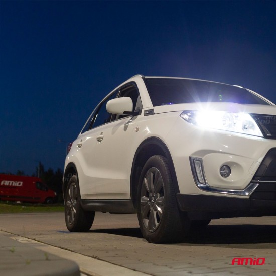 Amio - Λάμπες Led Η7 12V/24V 44W 6.500K 3.800lm COB - 2 τεμ. (02844/AM)