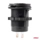 Amio - ΠΡΙΖΑ ΦΟΡΤΙΣΗΣ ΜΕ 2 ΘΥΡΕΣ USB 12/24V 3.0A Φ37mmX51mm QUICK CHARGE 12/24V MOD-05 - 1 τεμ. (02855/AM)