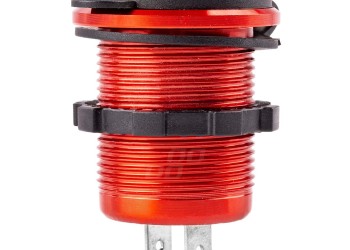 Amio - ΠΡΙΖΑ ΦΟΡΤΙΣΗΣ ΜΕ 2 ΘΥΡΕΣ USB ΚΑΙ ΚΑΠΑΚΙ ΚΟΚΚΙΝΗ/ΜΑΥΡΗ 12/24V 5V 3.1A MOD-10 - 1 τεμ. (02860/AM)