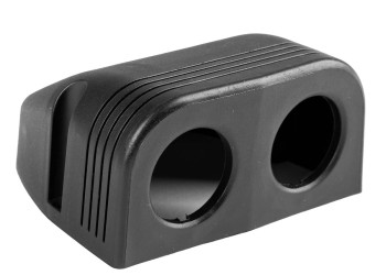 Amio - ΒΑΣΗ ΔΙΠΛΗ ΓΙΑ ΠΡΙΖΕΣ MOD-16 5x5x3cm ΔΙΑΜΕΤΡΟΣ ΤΡΥΠΑΣ: 3cm (02866/AM)