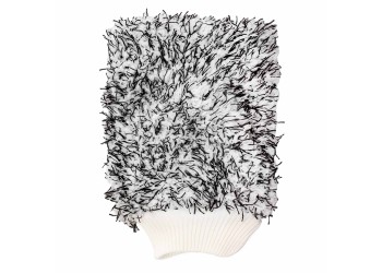 Amio - ΓΑΝΤΙ ΠΛΥΣΙΜΑΤΟΣ ΜΕ ΜΙΚΡΟΙΝΕΣ (MICROFIBER) 25x18cm 600g/sqm ΑΣΠΡΟ/ΜΑΥΡΟ - 1 Τεμ. (02870/AM)