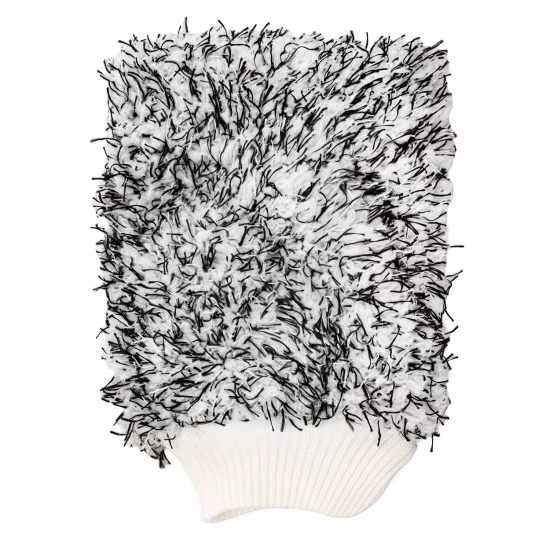 Amio - ΓΑΝΤΙ ΠΛΥΣΙΜΑΤΟΣ ΜΕ ΜΙΚΡΟΙΝΕΣ (MICROFIBER) 25x18cm 600g/sqm ΑΣΠΡΟ/ΜΑΥΡΟ - 1 Τεμ. (02870/AM)