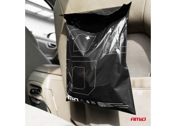 Amio - ΣΑΚΟΥΛΕΣ ΑΠΟΡΡΙΜΑΤΩΝ ΟΧΗΜΑΤΟΣ (ΥΛΙΚΟ: PE ΠΛΑΣΤΙΚΟ) ΜΑΥΡΟ ΧΡΩΜΑ - 25 τεμ. (02872/AM)