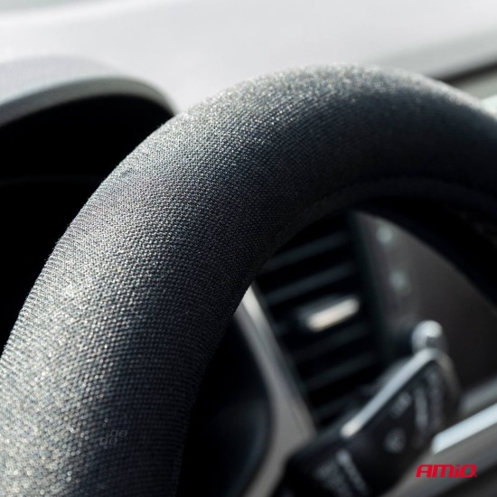 Amio - ΚΑΛΥΜΜΑ ΤΙΜΟΝΙΟΥ VELOUR 37/39cm ΜΑΥΡΟ - 1 Τεμ. (02886/AM)