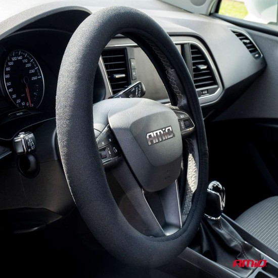 Amio - ΚΑΛΥΜΜΑ ΤΙΜΟΝΙΟΥ VELOUR 37/39cm ΜΑΥΡΟ - 1 Τεμ. (02886/AM)