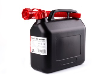 Amio - ΜΠΕΤΟΝΙ ΠΛΑΣΤΙΚΟ 5L ΜΑΥΡΟ ΜΕ ΚΟΚΚΙΝΟ ΣΤΟΜΙΟ - 1 τεμ. (02887/AM)