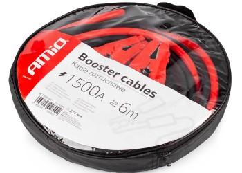 Amio - ΡΕΥΜΑΤΟΔΟΤΕΣ 1500A 6m (ΚΑΛΩΔΙΑ ΦΟΡΤΙΣΗΣ ΜΠΑΤΑΡΙΑΣ) – 1 σετ (02890/AM)