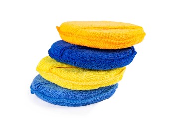 Amio - ΣΦΟΥΓΓΑΡΙΑ ΓΥΑΛΙΣΜΑΤΟΣ ΣΤΡΟΓΓΥΛΑ ΜΕ ΛΑΒΗ 4x125mm​ - 4 ΤΕΜ. (02905/AM)