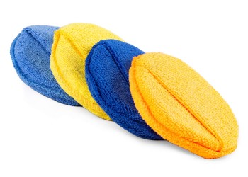 Amio - ΣΦΟΥΓΓΑΡΙΑ ΓΥΑΛΙΣΜΑΤΟΣ ΣΤΡΟΓΓΥΛΑ ΜΕ ΛΑΒΗ 4x125mm​ - 4 ΤΕΜ. (02905/AM)