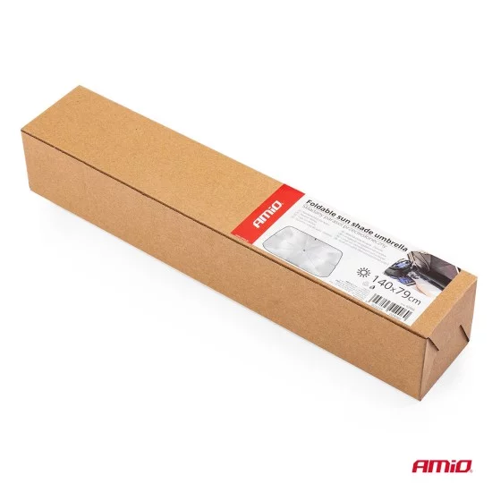 Amio - ΗΛΙΟΠΡΟΣΤΑΣΙΑ ΕΣΩΤΕΡΙΚΗ ΠΑΡΜΠΡΙΖ ΟΜΠΡΕΛΑ 140x79cm - 1 ΤΕΜ. (02906/AM)