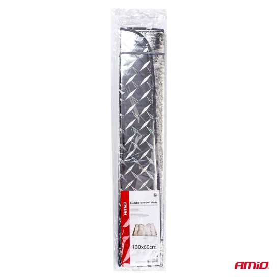 Amio - ΗΛΙΟΠΡΟΣΤΑΣΙΑ ΕΣΩΤΕΡΙΚΗ ΠΑΡΜΠΡΙΖ 130x60cm LASER - 1 ΤΕΜ. (02907/AM)