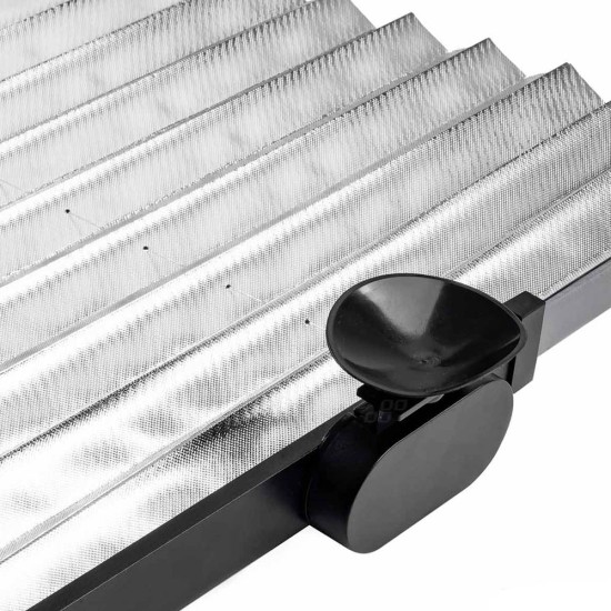 Amio - ΗΛΙΟΠΡΟΣΤΑΣΙΑ ΕΣΩΤΕΡΙΚΗ ΠΑΡΜΠΡΙΖ ΑΝΑΔΙΠΛΟΥΜΕΝΗ 155 x 65 cm - 1 TEM. (02911/AM)