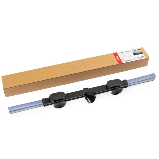 Amio - ΗΛΙΟΠΡΟΣΤΑΣΙΑ ΕΣΩΤΕΡΙΚΗ ΠΑΡΜΠΡΙΖ ΑΝΑΔΙΠΛΟΥΜΕΝΗ 120x46cm - 1 TEM. (02910/AM)