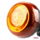 Amio - ΦΑΡΟΣ LED MINI 12/24V 18SMD ΒΙΔΩΤΟΣ ΠΟΡΤΟΚΑΛΙ 97x86mm -1 ΤΕΜ. (02922/AM)