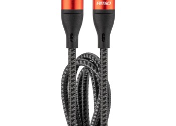 Amio - ΚΑΛΩΔΙΟ ΦΟΡΤΙΣΗΣ ΚΑΙ ΣΥΓΧΡΟΝΙΣΜΟΥ USB TYPE C ΣΕ APPLE LIGHTNING 100cm 2.4A UC-17 - 1 ΤΕΜ. (02929/AM)