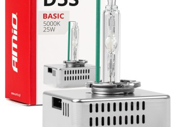 Amio - D5S 12V 5.000k 25W ΑΝΤΑΛΛΑΚΤΙΚΗ ΛΑΜΠΑ BASIC - 1 Τεμ. (02941/AM)