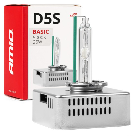 Amio - D5S 12V 5.000k 25W ΑΝΤΑΛΛΑΚΤΙΚΗ ΛΑΜΠΑ BASIC - 1 Τεμ. (02941/AM)