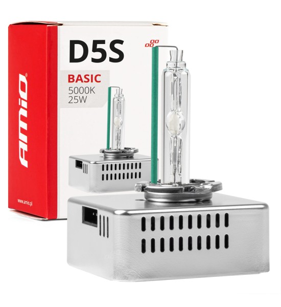 Amio - D5S 12V 5.000k 25W ΑΝΤΑΛΛΑΚΤΙΚΗ ΛΑΜΠΑ BASIC - 1 Τεμ. (02941/AM)