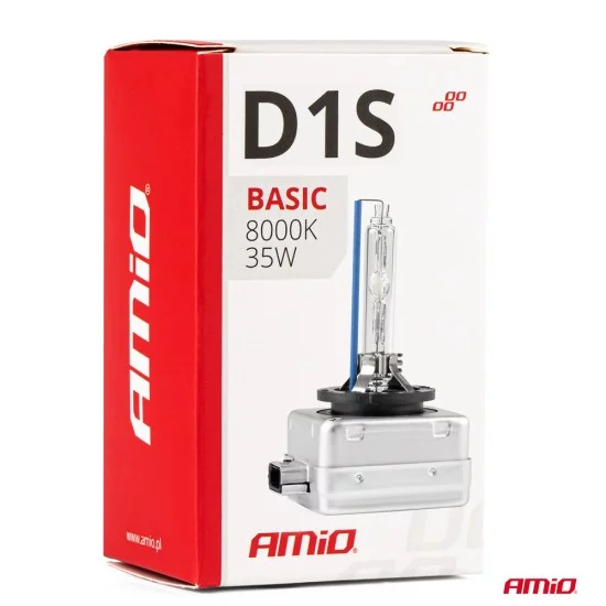 Amio - D1S 12V 8.000k 35W ΑΝΤΑΛΛΑΚΤΙΚΗ ΛΑΜΠΑ BASIC - 1 Τεμ. (02944/AM)