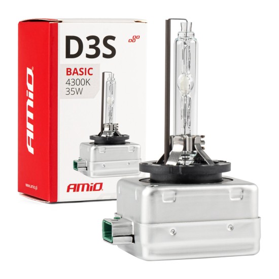Amio - D3S 12V 4.300k 35W ΑΝΤΑΛΛΑΚΤΙΚΗ ΛΑΜΠΑ BASIC - 1 Τεμ. (02947/AM)