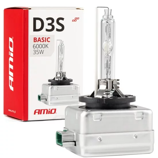 Amio - D3S 12V 6.000k 35W ΑΝΤΑΛΛΑΚΤΙΚΗ ΛΑΜΠΑ BASIC - 1 Τεμ. (02948/AM)