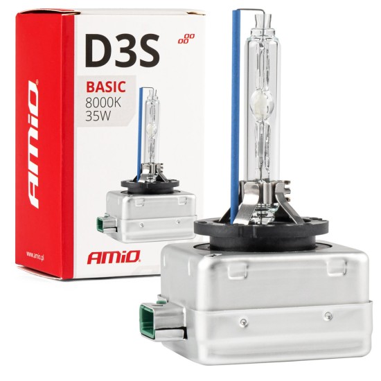 Amio - D3S 12V 8.000k 35W ΑΝΤΑΛΛΑΚΤΙΚΗ ΛΑΜΠΑ BASIC - 1 Τεμ. (02949/AM)