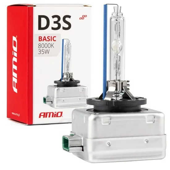 Amio - D3S 12V 8.000k 35W ΑΝΤΑΛΛΑΚΤΙΚΗ ΛΑΜΠΑ BASIC - 1 Τεμ. (02949/AM)