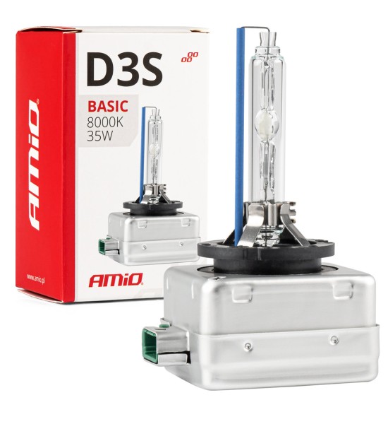 Amio - D3S 12V 8.000k 35W ΑΝΤΑΛΛΑΚΤΙΚΗ ΛΑΜΠΑ BASIC - 1 Τεμ. (02949/AM)