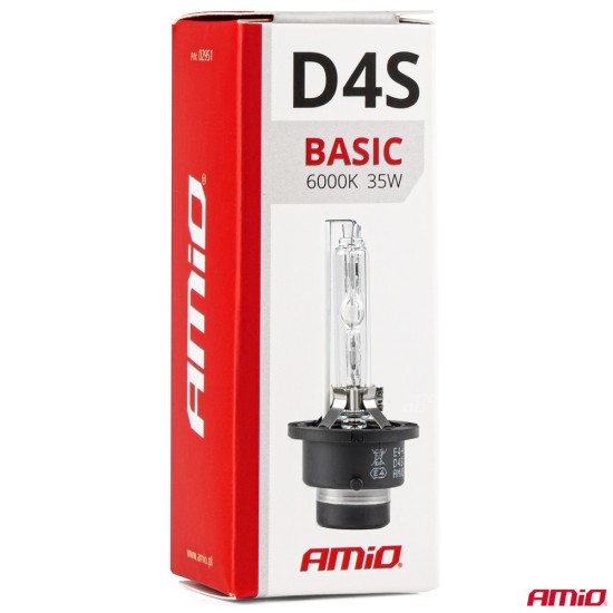 Amio - D4S 12V 6.000k 35W ΑΝΤΑΛΛΑΚΤΙΚΗ ΛΑΜΠΑ BASIC - 1 Τεμ. (02951/AM)