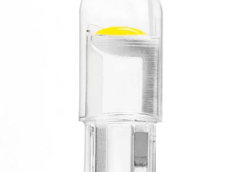 Amio - T10 W5W 12V COB LED ΛΕΥΚΟ ΧΡΩΜΑ CLEAR WHITE 100ΤΕΜ. (02955/AM)
