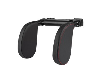 Amio - ΠΡΟΣΚΕΦΑΛΟ ΑΥΤΟΚΙΝΗΤΟΥ ΡΥΘΜΙΖΟΜΕΝΟ ΓΙΑ ΣΤΗΡΙΞΗ ΑΥΧΕΝΑ ΣΕ ΜΑΥΡΟ ΧΡΩΜΑ ΑΠΟ ΔΕΡΜΑΤΙΝΗ - 1 TEM. (02957/AM)