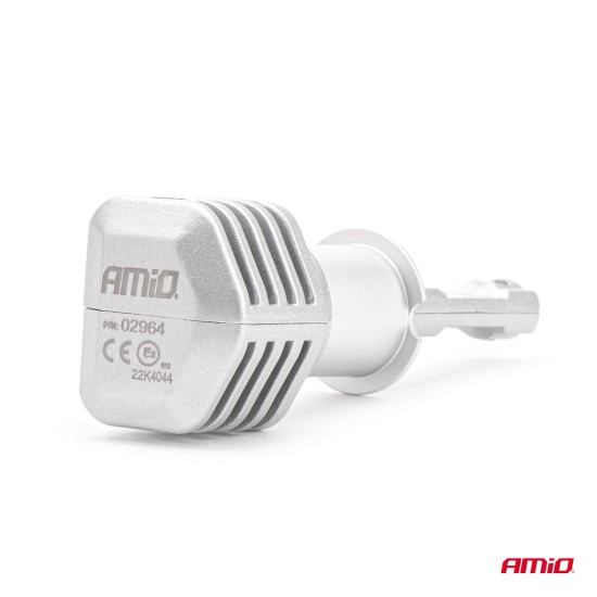 Amio - ΛΑΜΠΕΣ LED H3 10-16V 40W 6.500K 4400lm (ΨΥΚΤΡΑ) X1 - 2ΤΕΜ. (02964/AM)