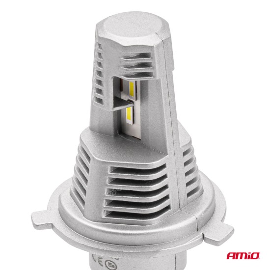 Amio - ΛΑΜΠΕΣ LED H4 10-16V 40W 6.500K 4400lm (ΨΥΚΤΡΑ) X1 - 2ΤΕΜ. (02965/AM)